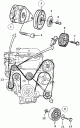 Engine without belt modification