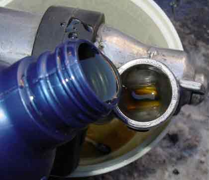 Saab 900s | After the cleaning, put some oil in it, don't be shy on the quantity. I use 0w30 synthetic motor oil, last time I've use synt. transmission oil. Update: Don't let too much oil in the IAC let it drip.