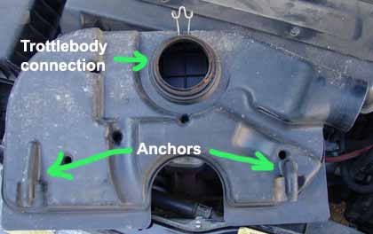 Saab 900s | Picture #7: This is the underside of the plenum.